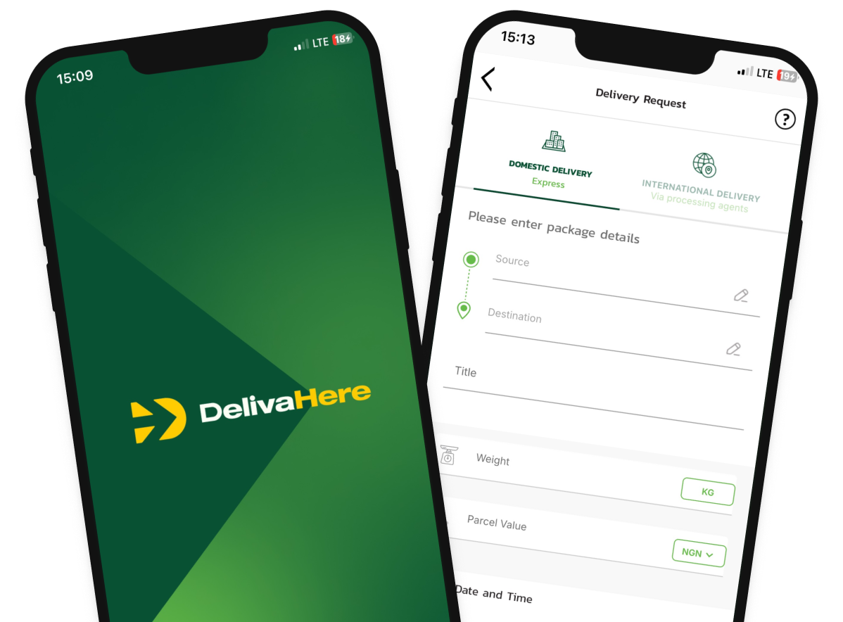 DelivaHere app